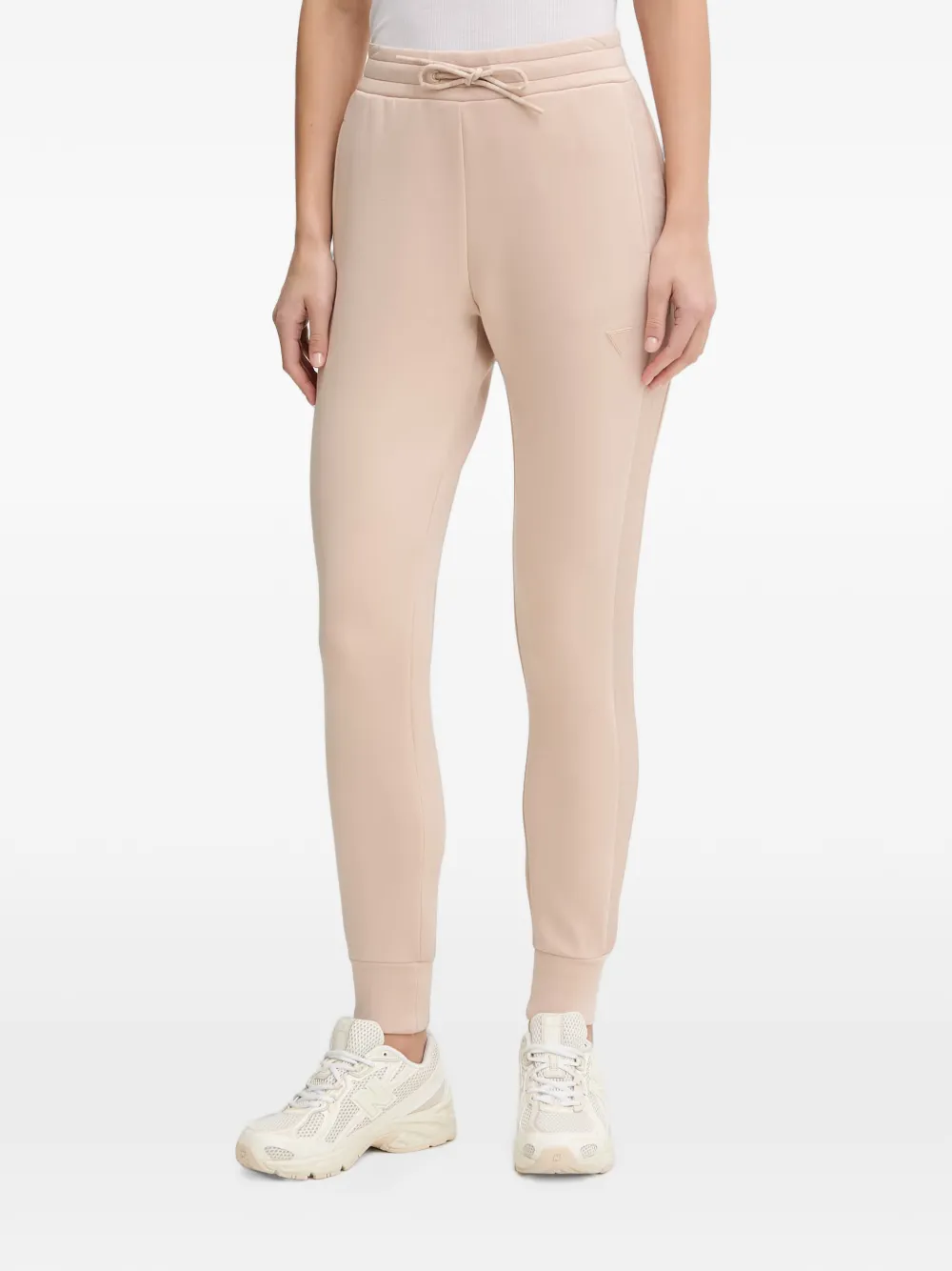 GUESS USA drawstring logo track pants - Toni neutri