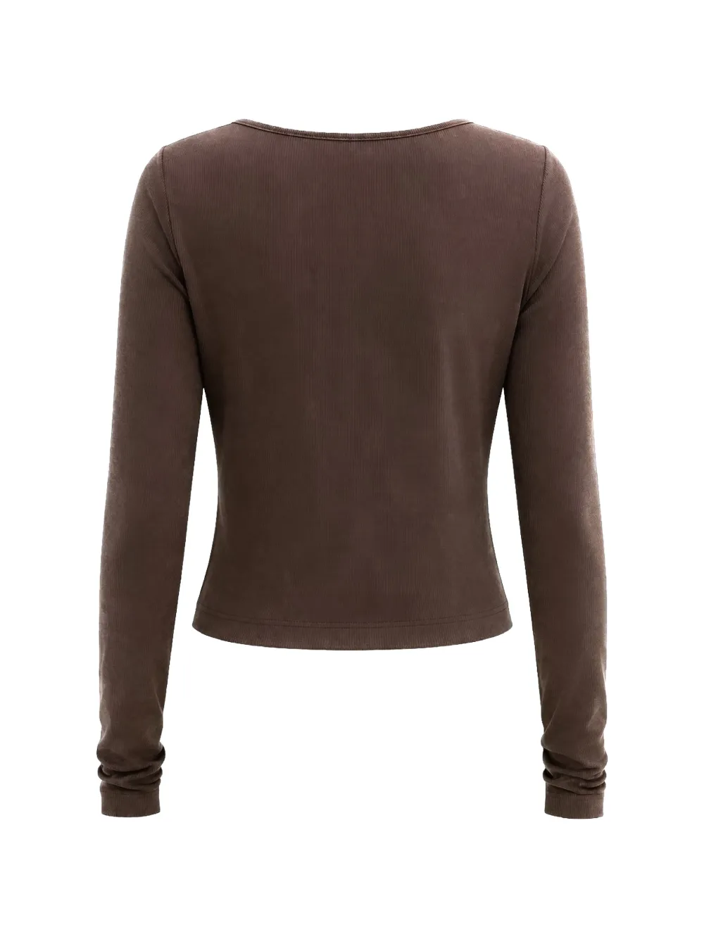 GUESS USA Milena top met strikdetail Bruin