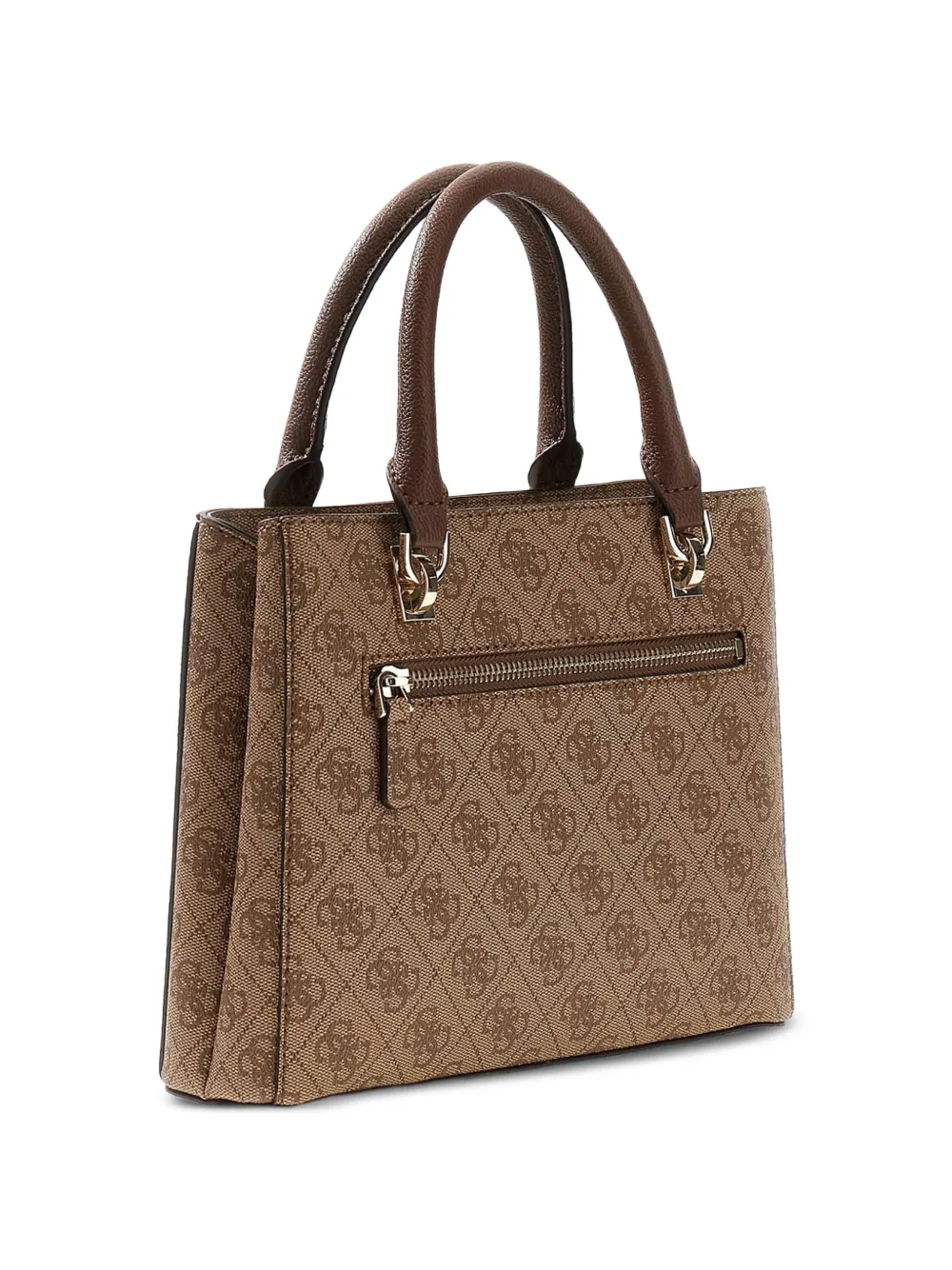 GUESS USA Noelle 4G shopper met monogram-patroon Bruin