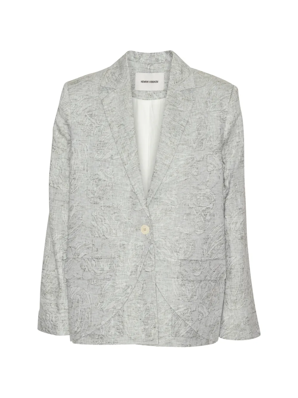 Henrik Vibskov Beetle buttoned blazer - Grigio
