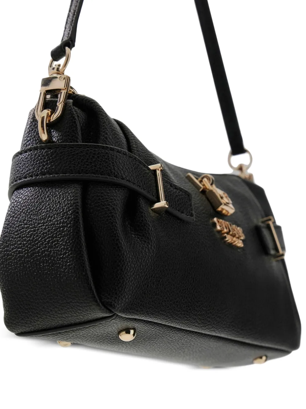GUESS USA Yesba schoudertas met slot Zwart