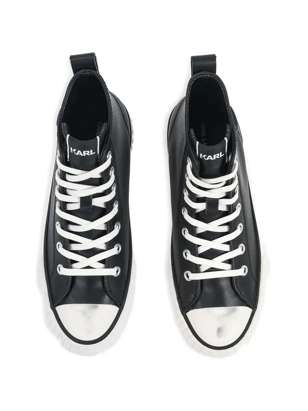 Karl Lagerfeld Sneakers met plateauzool Zwart