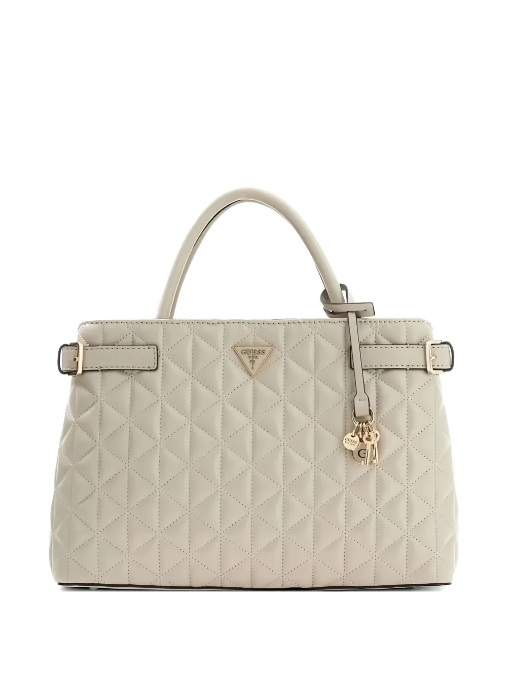 GUESS USA Paisleigh quilted tote bag - Toni neutri