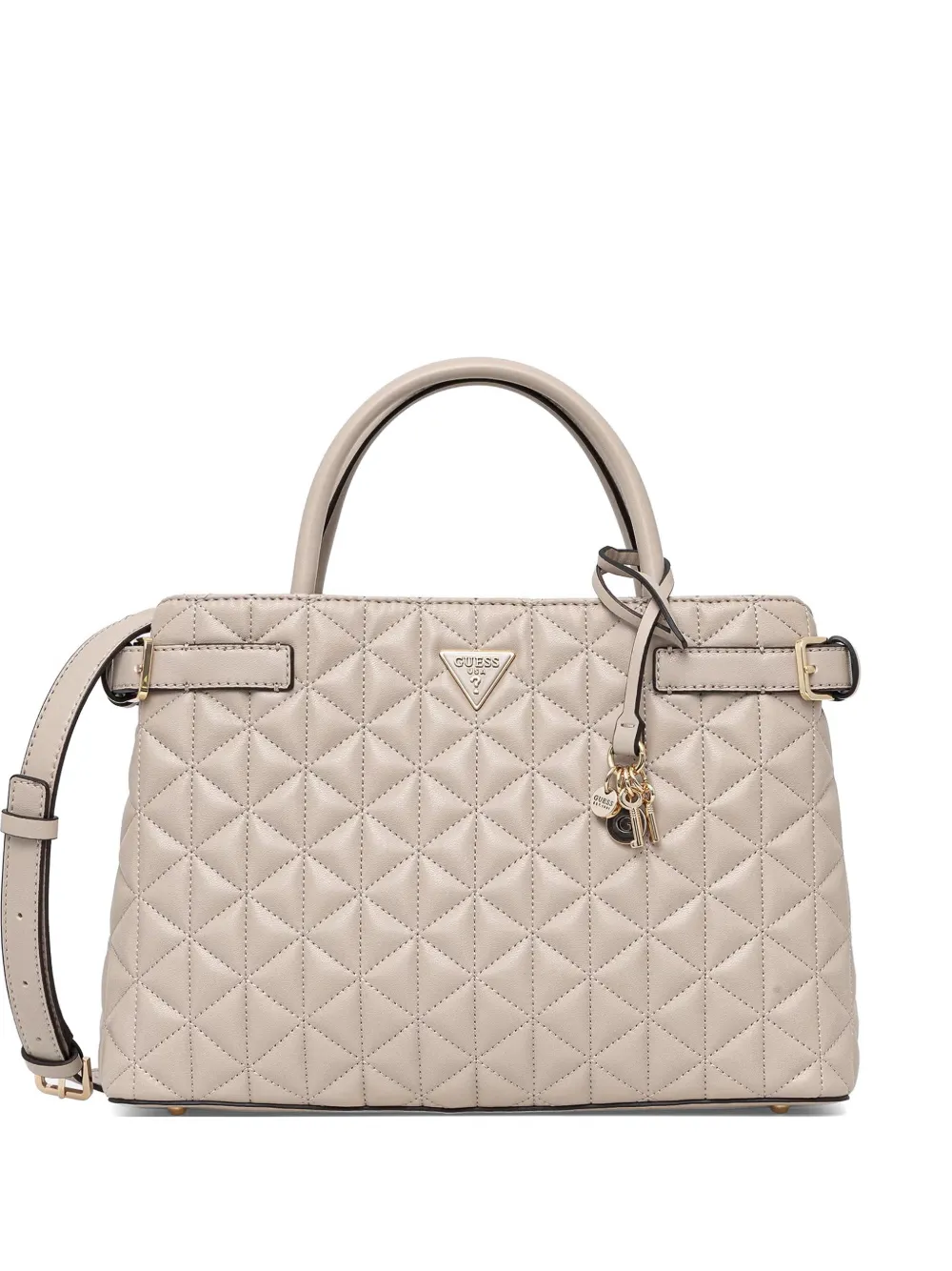 GUESS USA Paisleigh quilted tote bag - Toni neutri