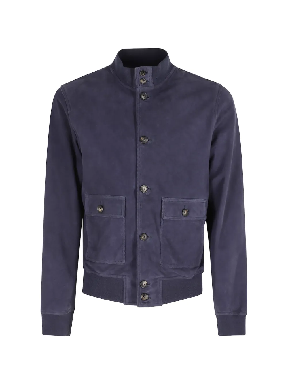 Stewart New Orleans suede button-up jacket - Blu