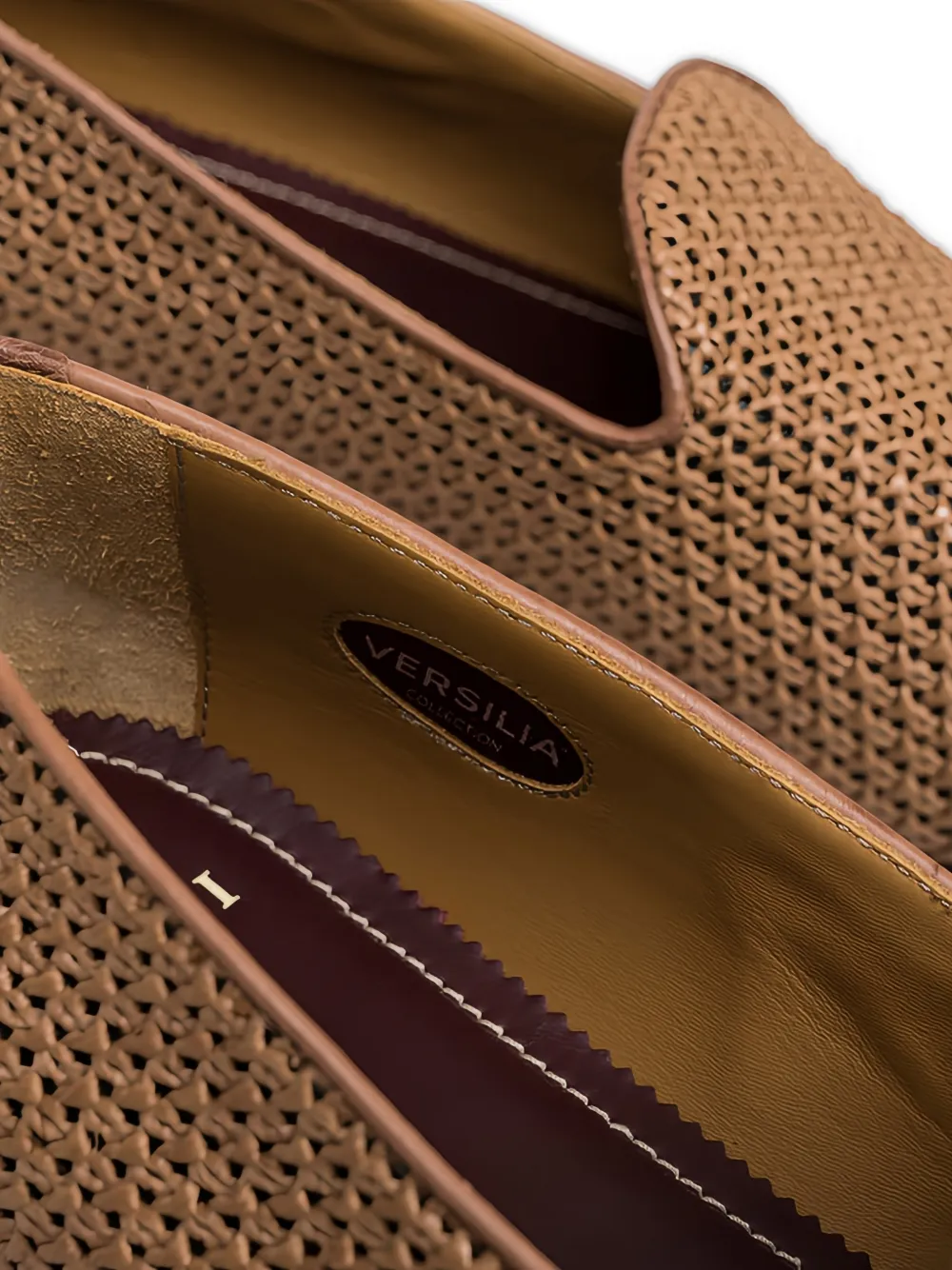 sturlini firenze Geweven raffia loafers Bruin