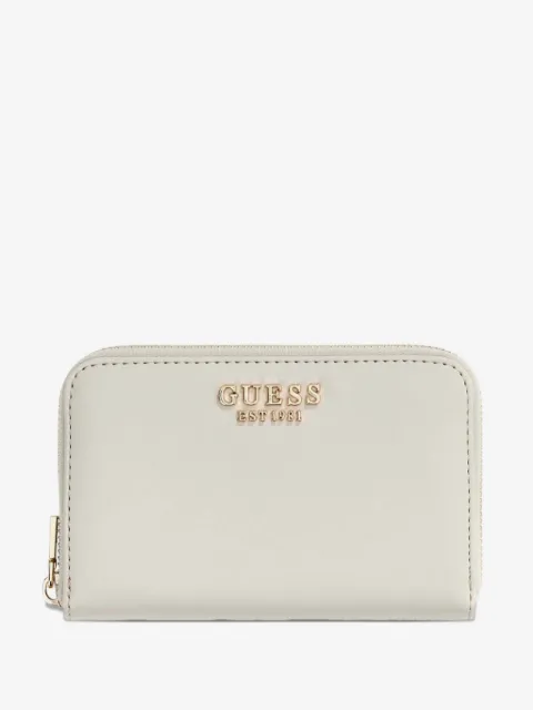 GUESS USA logo-plaque zip-around wallet