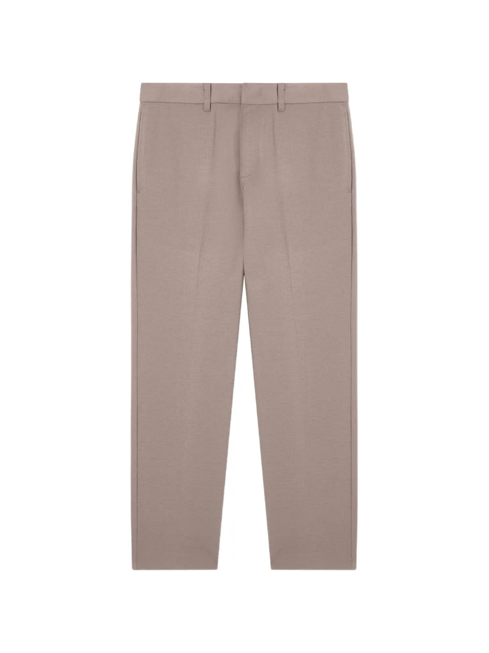 Emporio Armani belt-loop textured trousers - Grigio