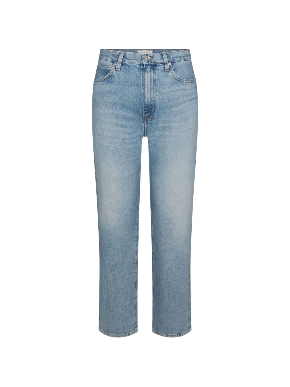 FRAME whiskered five-pocket jeans - Blu