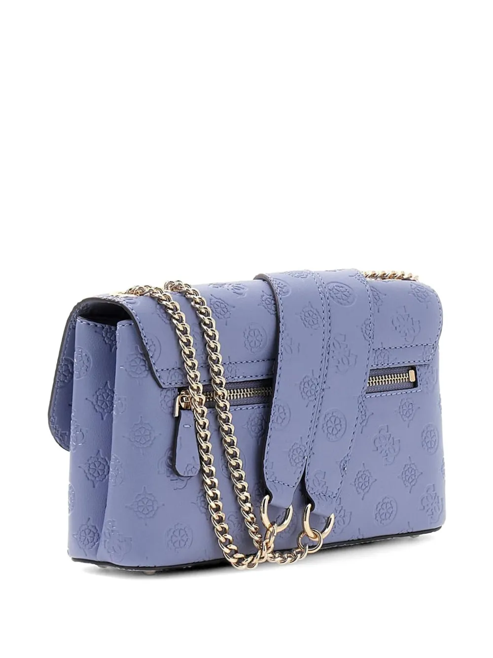 GUESS USA Dita schoudertas met reliëf Blauw