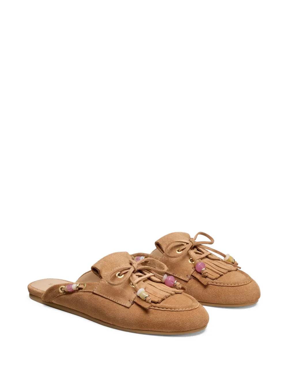 Stuart Weitzman Majorca Tinsley muiltjes Beige