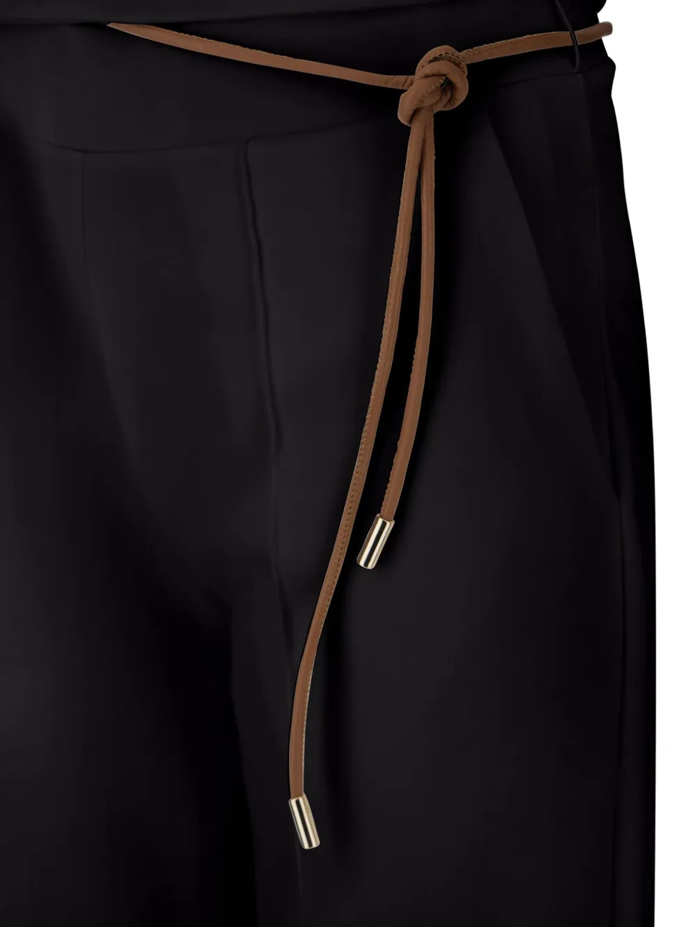 Herno Broek met zak en ceintuur Zwart