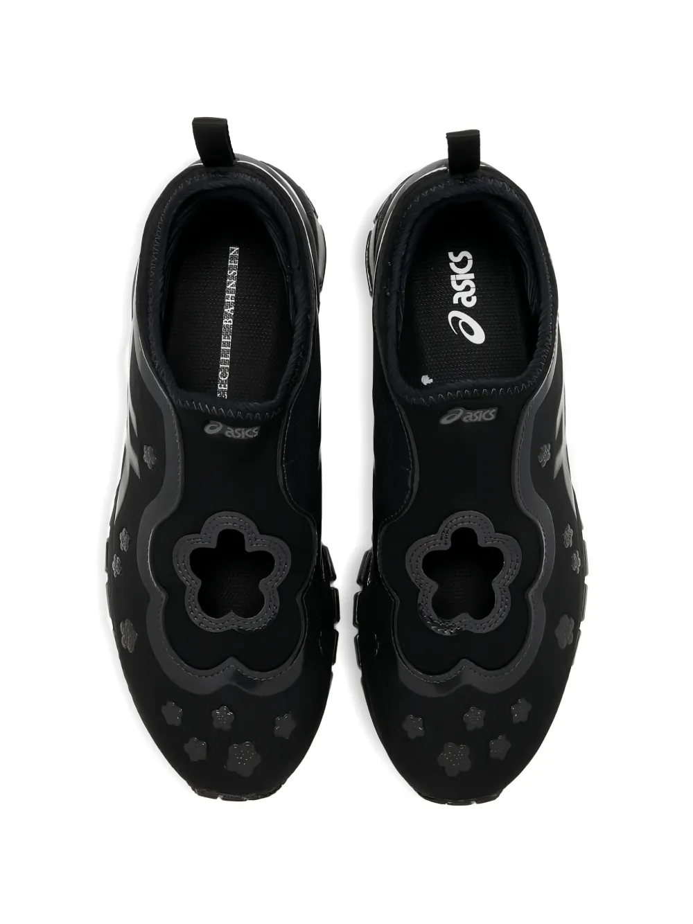 ASICS x Cecilie Bahnsen floral-appliqué sneakers Zwart