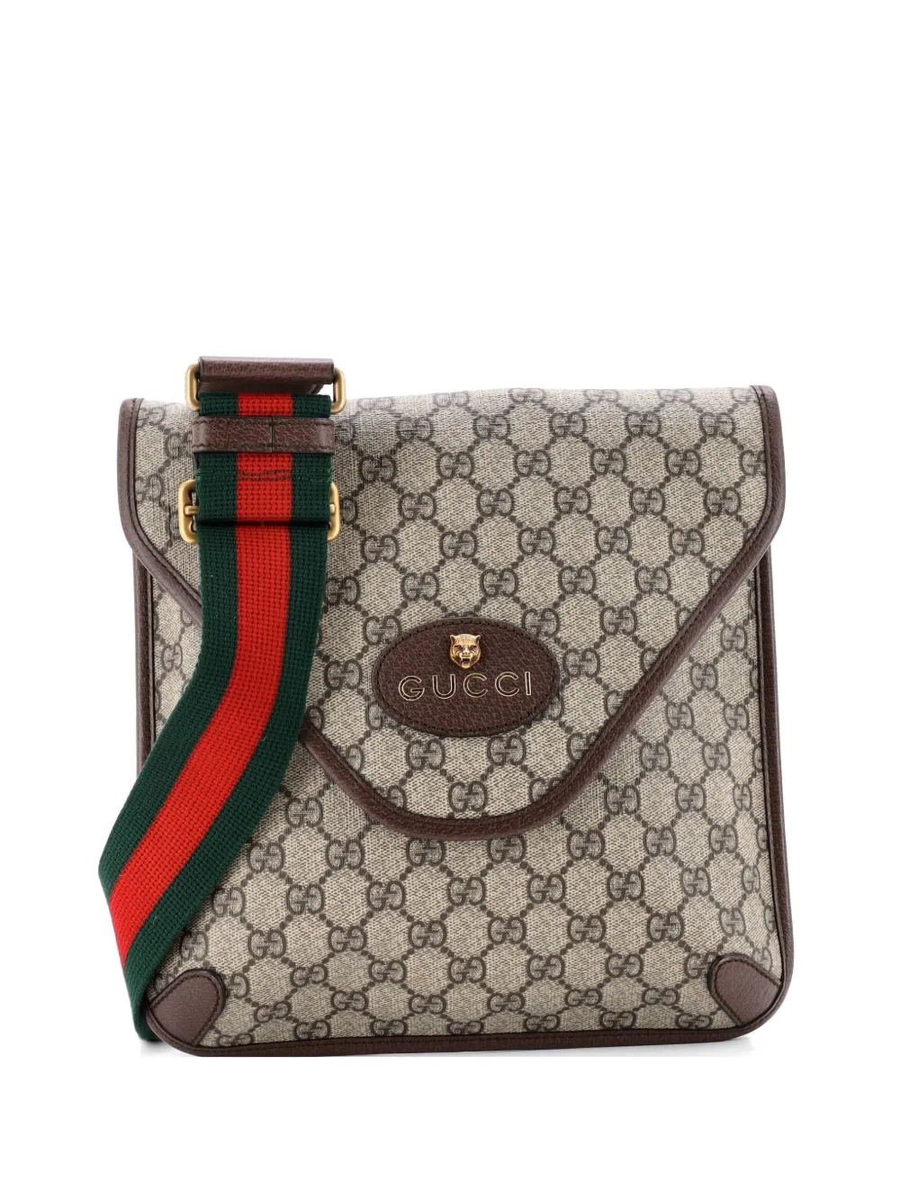 Gucci Pre-Owned Neo Vintage Envelope Messenger GG Coated Canvas Medium crossbody bag - Marrone