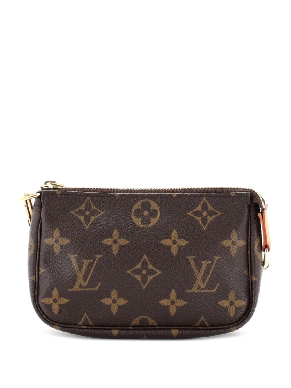 Louis Vuitton Pre-Owned Clutch Pochette Accessoires mini in tela con monogramma - Marrone