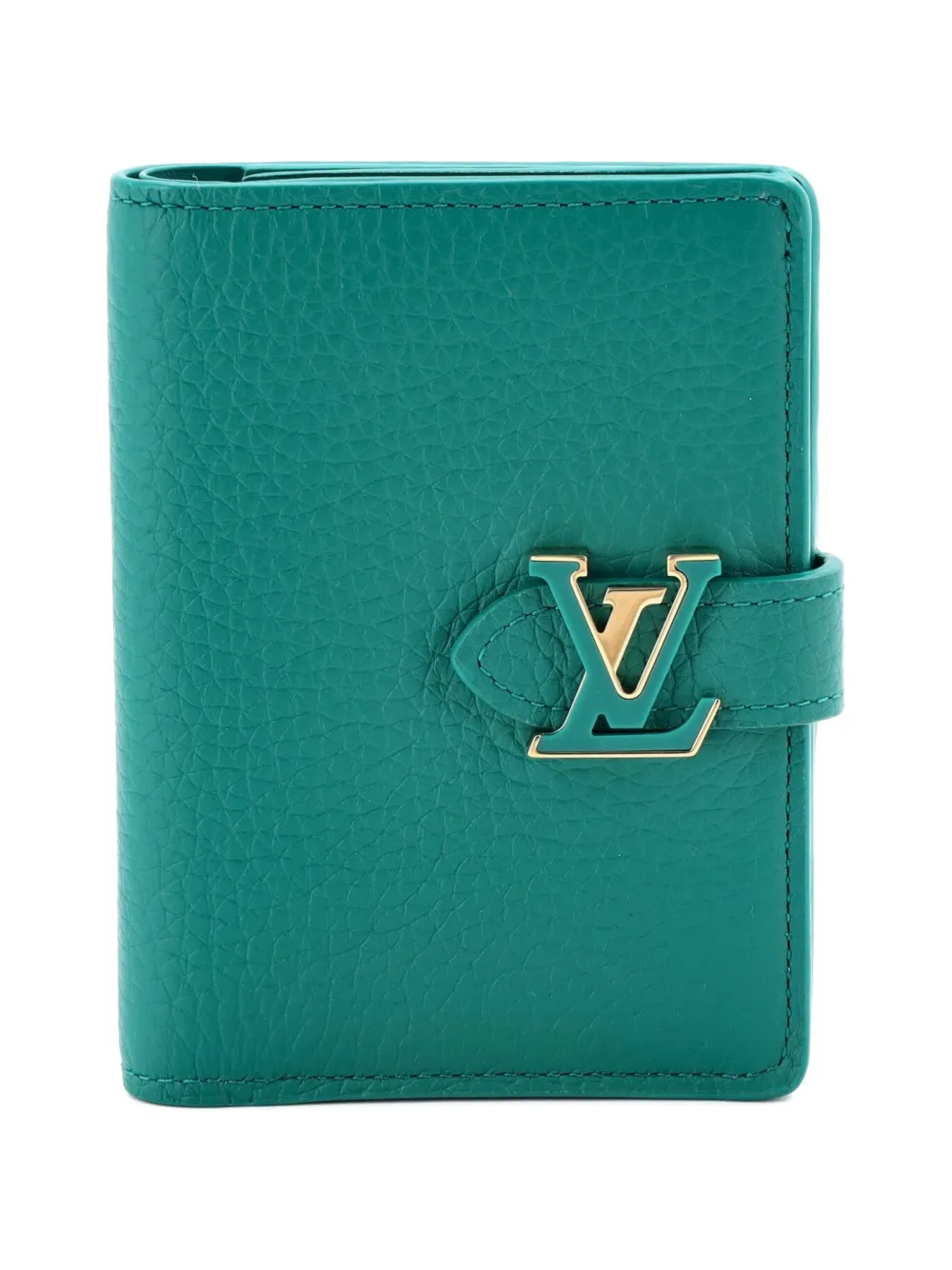 Louis Vuitton Pre-Owned Capucines Vertical Wallet Leather Compact small wallets - Verde