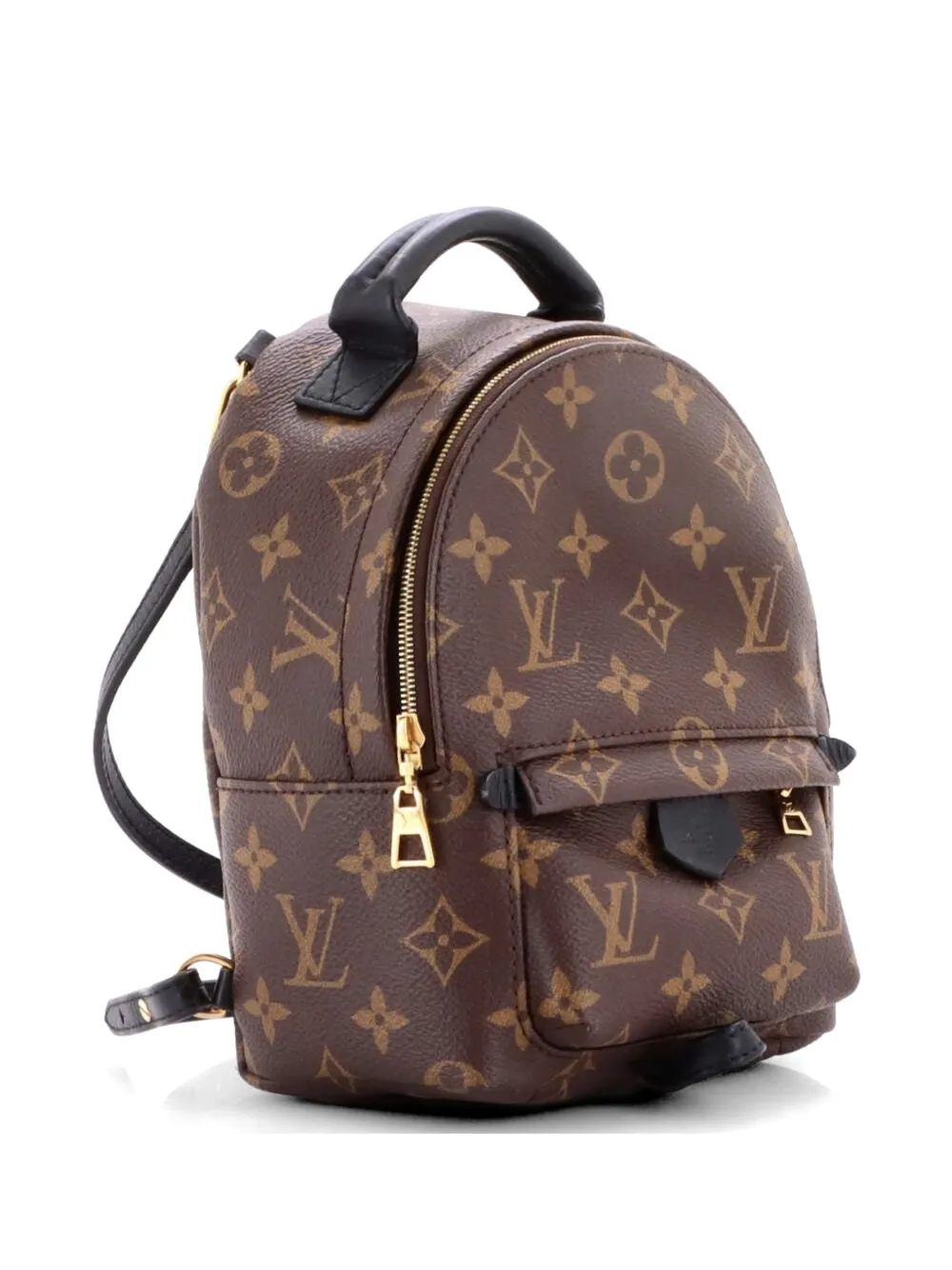 Louis Vuitton Pre-Owned Palm Springs Monogram Canvas Mini backpack - Marrone
