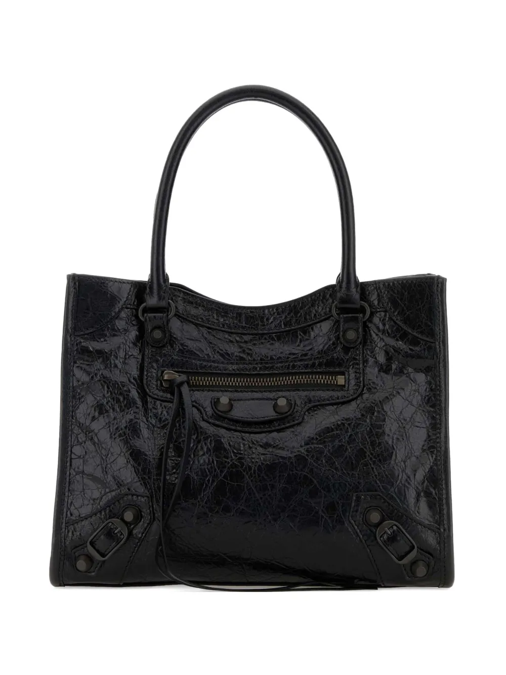 Balenciaga mini Le City leather tote bag - Nero