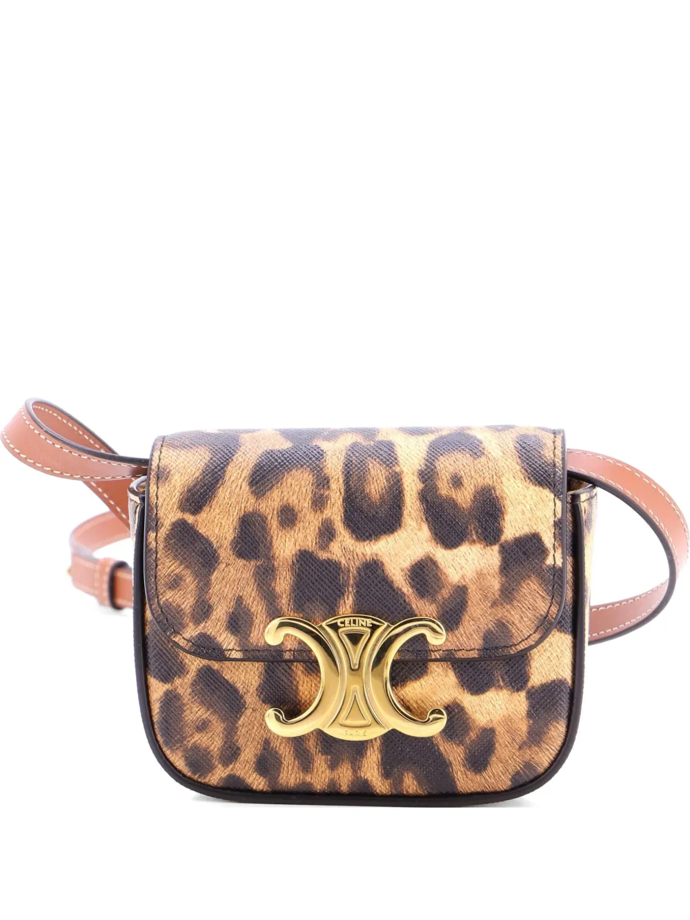 Celine Pre-Owned Borsa a spalla Claude mini con stampa - Multicolore