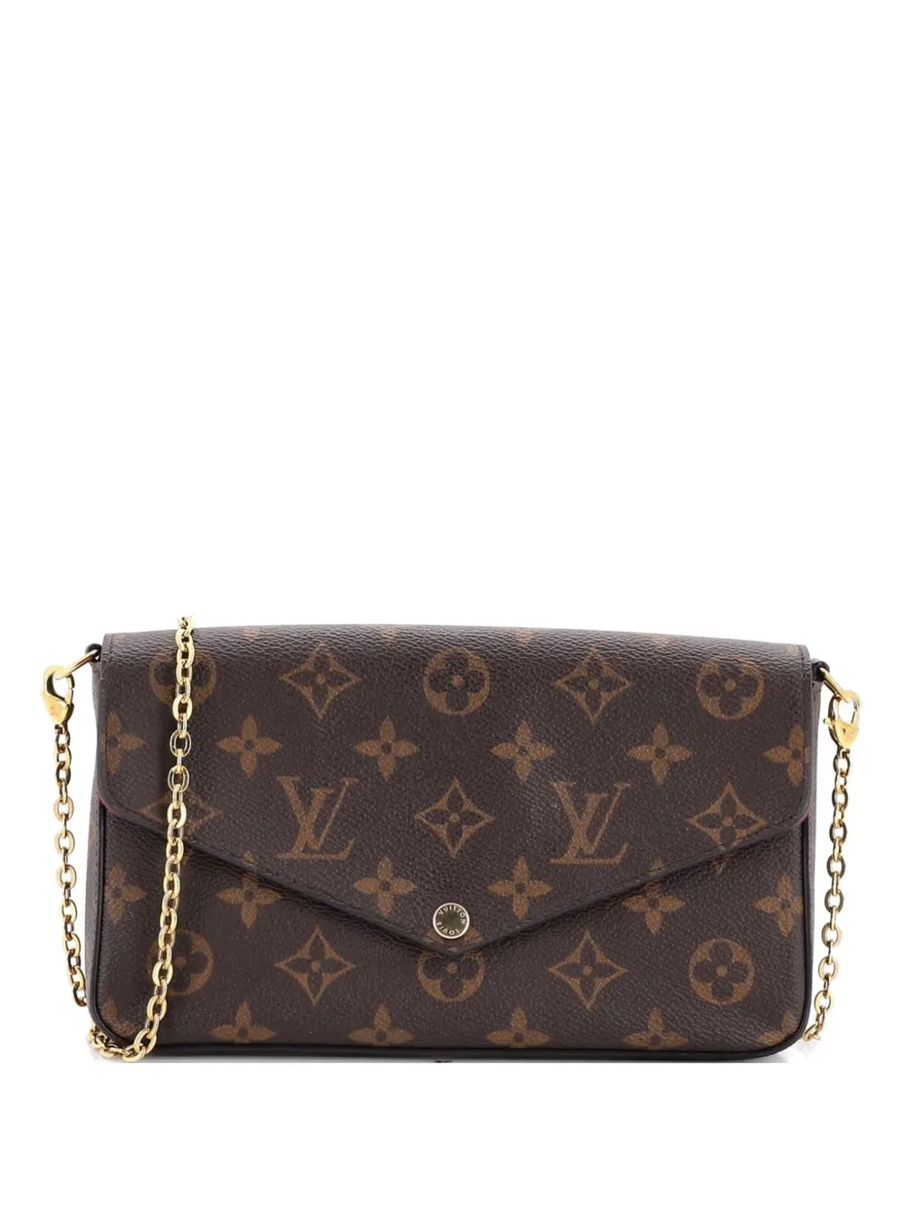 Louis Vuitton Pre-Owned Felicie Pochette Monogram Canvas crossbody bag - Braun