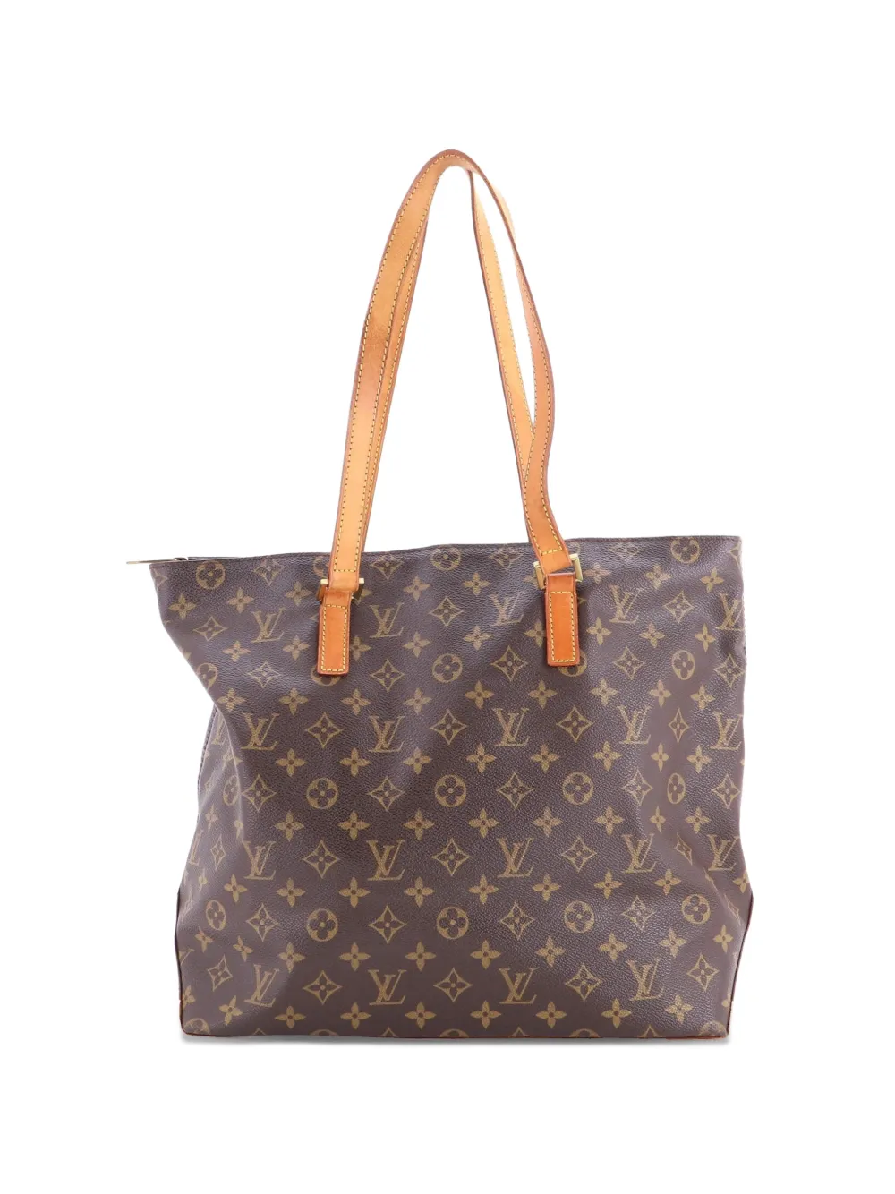 Louis Vuitton Pre-Owned Borsa tote Cabas Mezzo in tela con monogramma - Marrone
