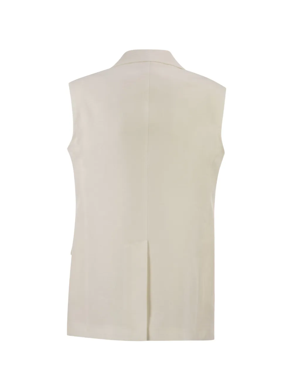 Tagliatore Gilet met dubbele rij knopen Beige