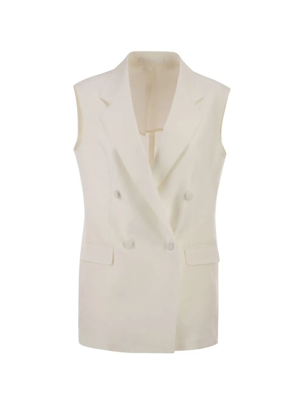 Tagliatore double-breasted waistcoat - Nude