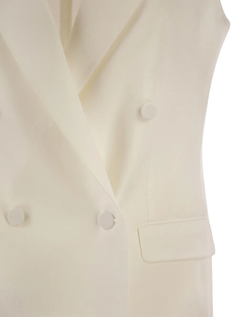 Tagliatore Gilet met dubbele rij knopen Beige