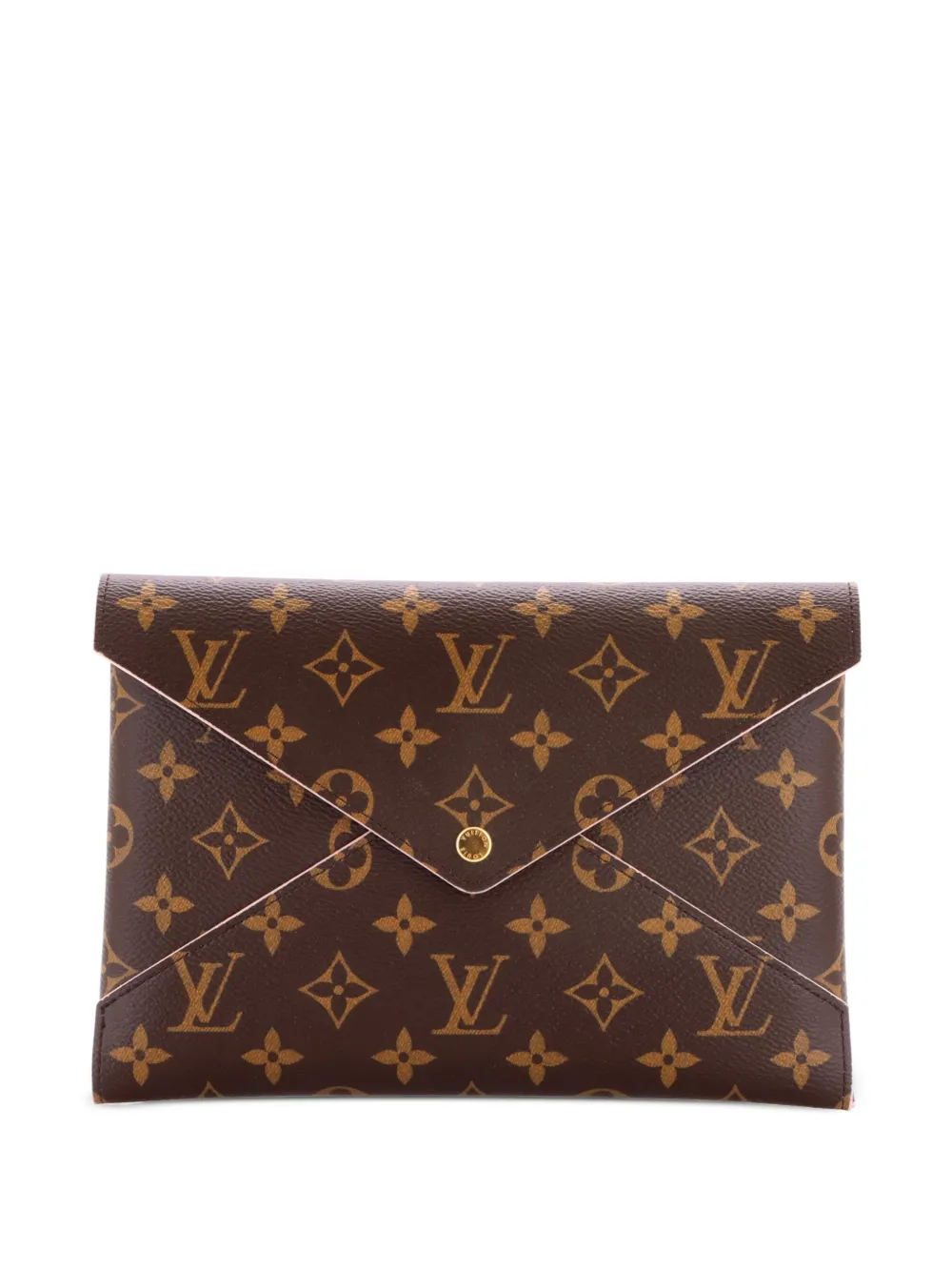 Louis Vuitton Pre-Owned Kirigami Pochette GM Clutch aus Monogram Canvas - Braun