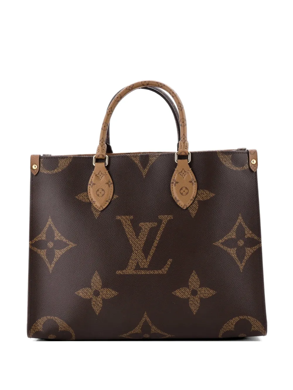 Louis Vuitton Pre-Owned Borsa tote OnTheGo Reverse Monogram Giant MM - Marrone
