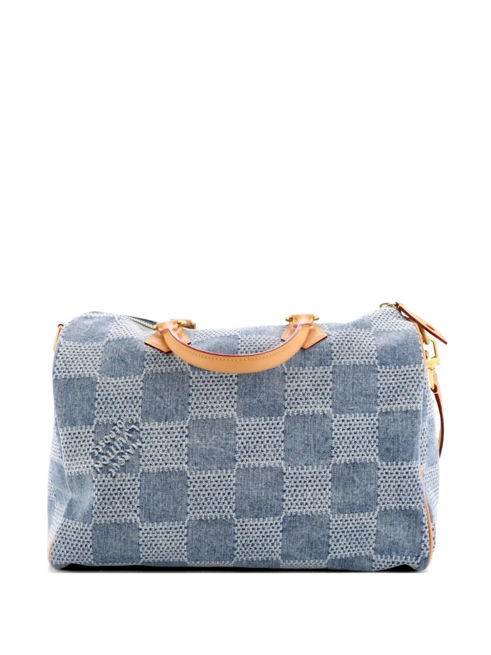 Louis Vuitton Pre-Owned Speedy Bandouliere Bag Damier 3D Denim 40 shoulder bag - Blu