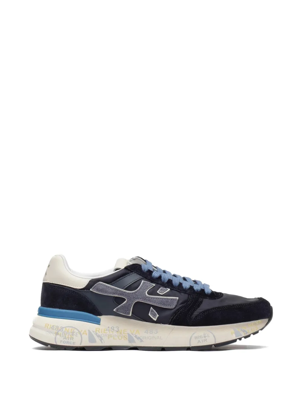 Premiata Mick panelled sneakers - Blu