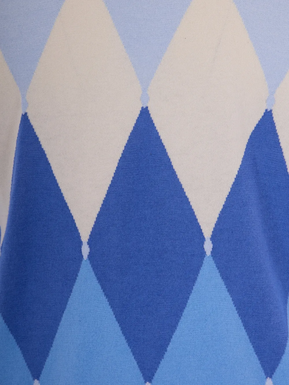 Ballantyne Trui met argyle patroon Blauw