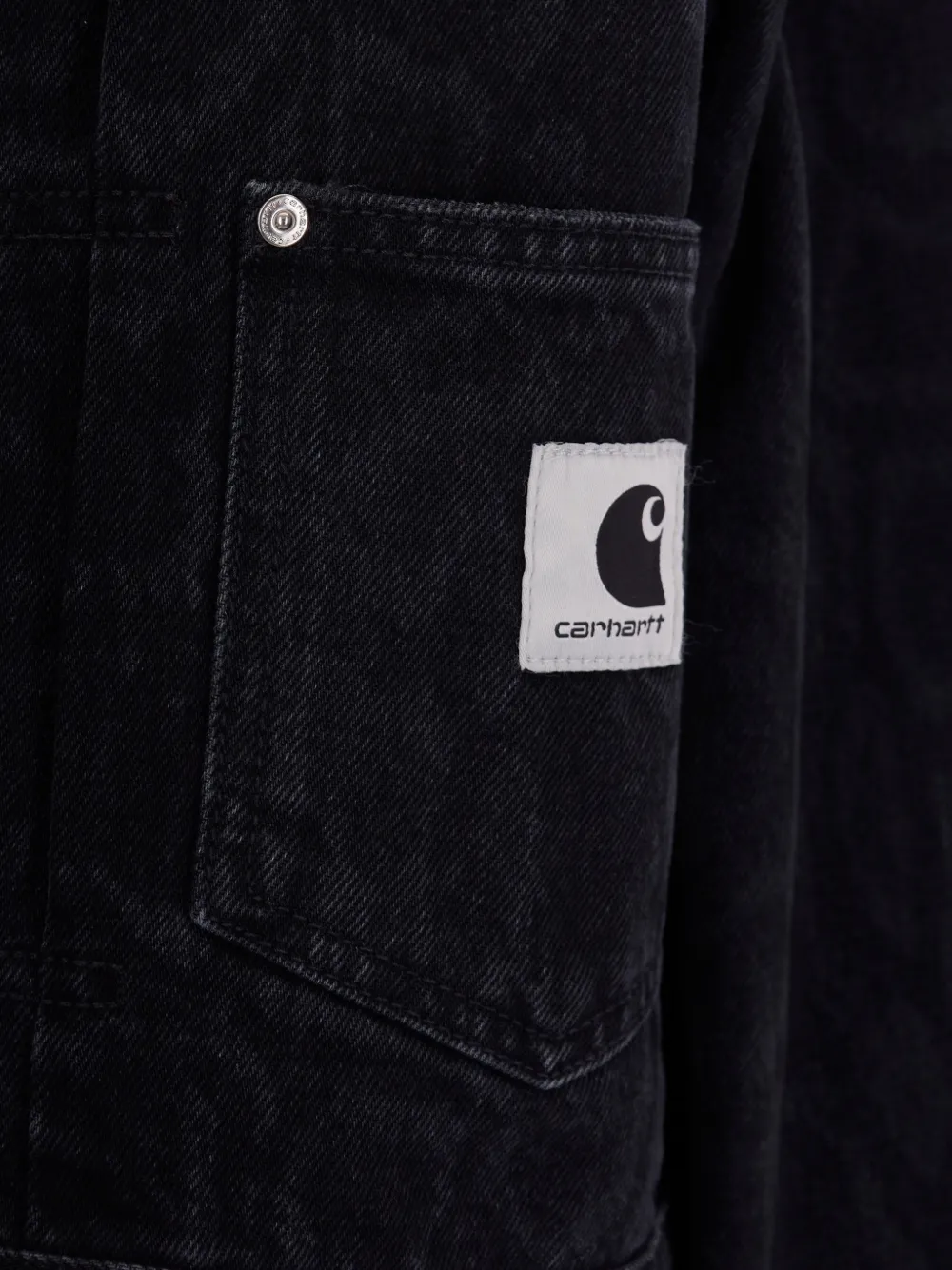 Carhartt WIP Smith denim jack met camouflageprint Grijs