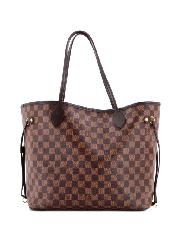 Louis Vuitton Pre-owned Neverfull NM Damier MM Tote Bag in Brown