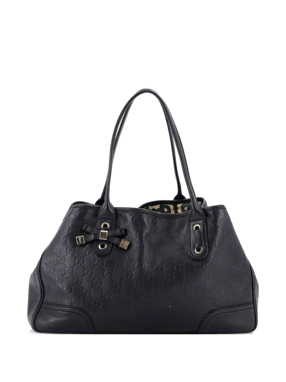 Gucci Pre-Owned Princy Guccissima Leather Medium tote bag - Nero