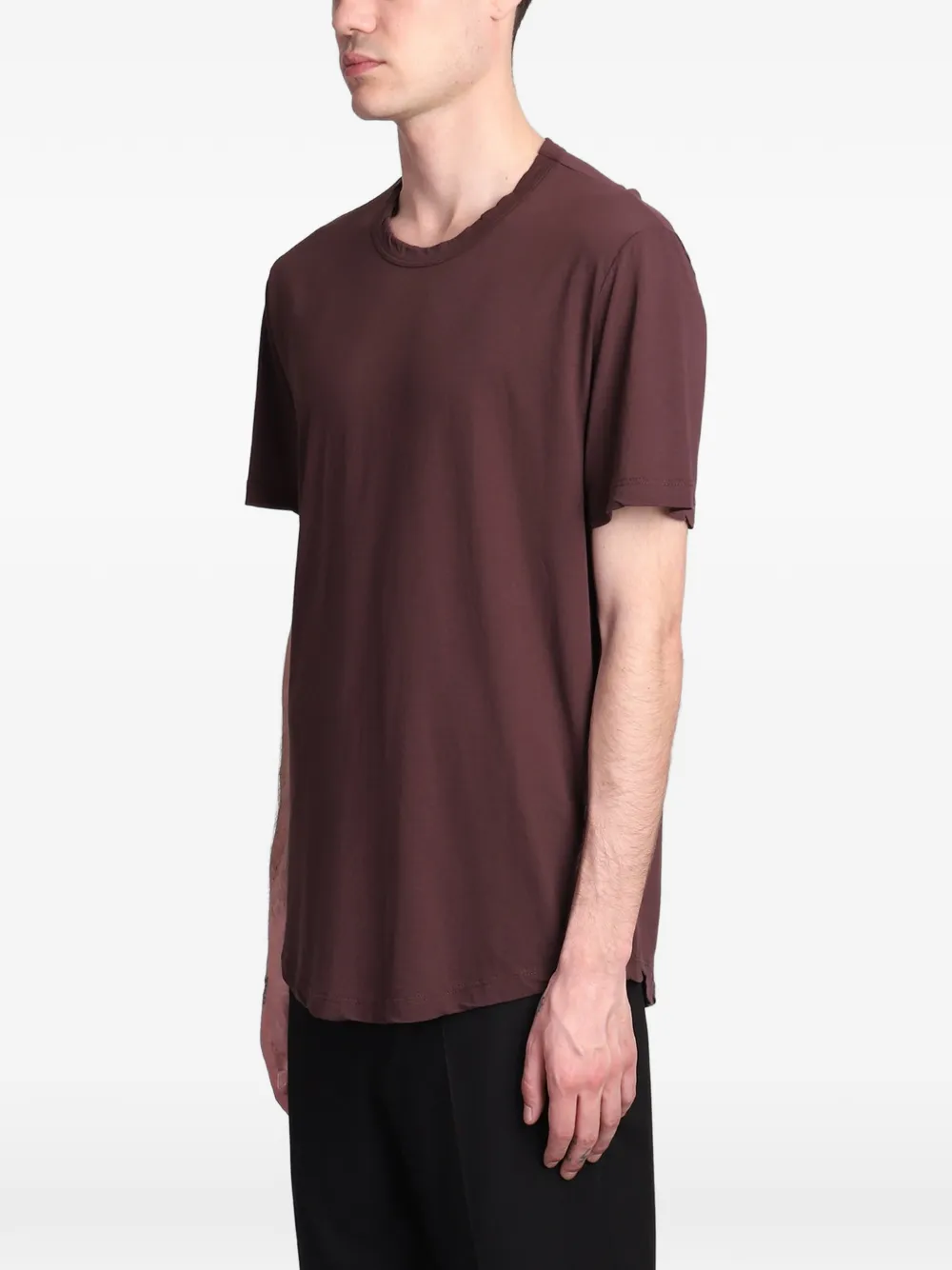 James Perse T-shirt met ronde hals Rood