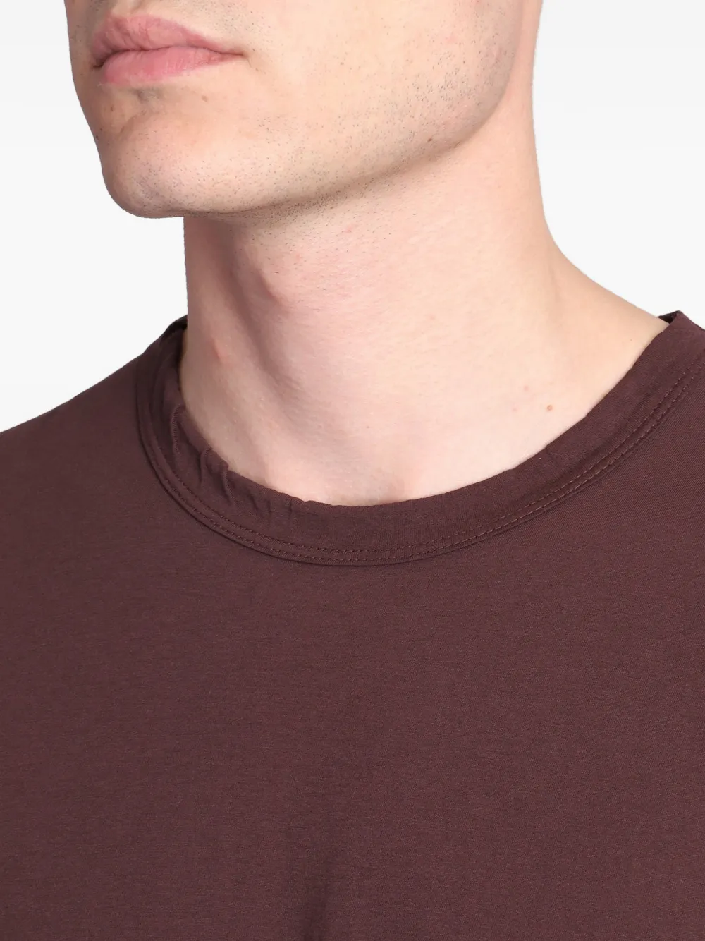 James Perse T-shirt met ronde hals Rood