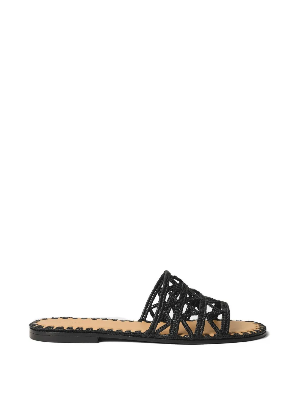 Odissì Evie zig-zag sandals - Schwarz