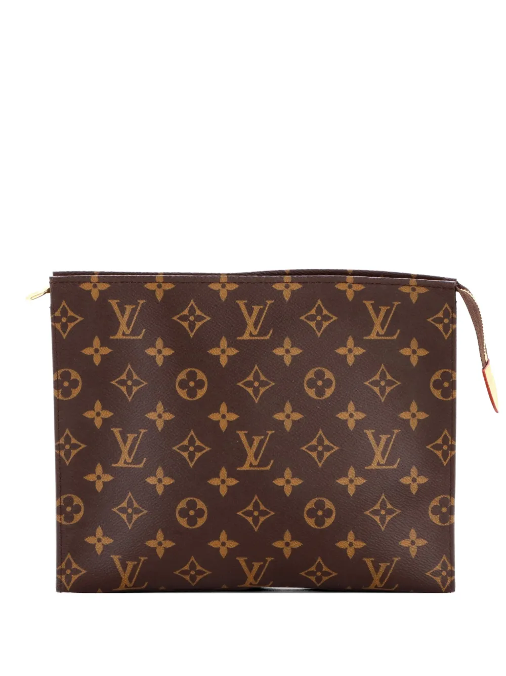 Louis Vuitton Pre-Owned Clutch Toiletry Pouch 26 in tela con monogramma - Marrone