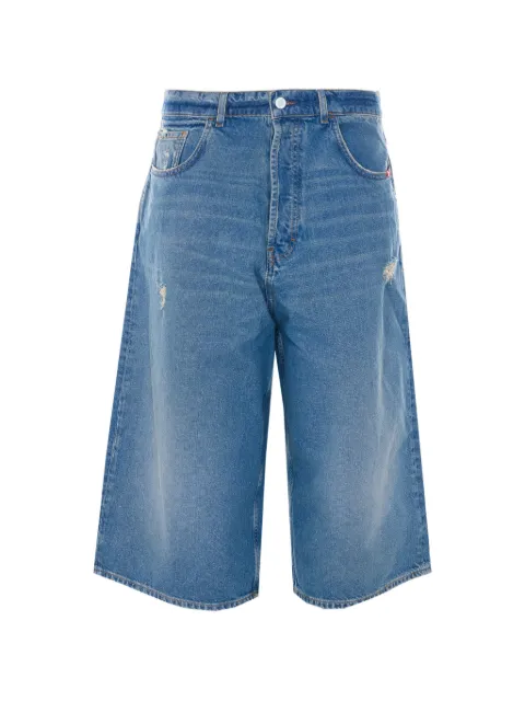 AMISH  ripped-effect denim shorts