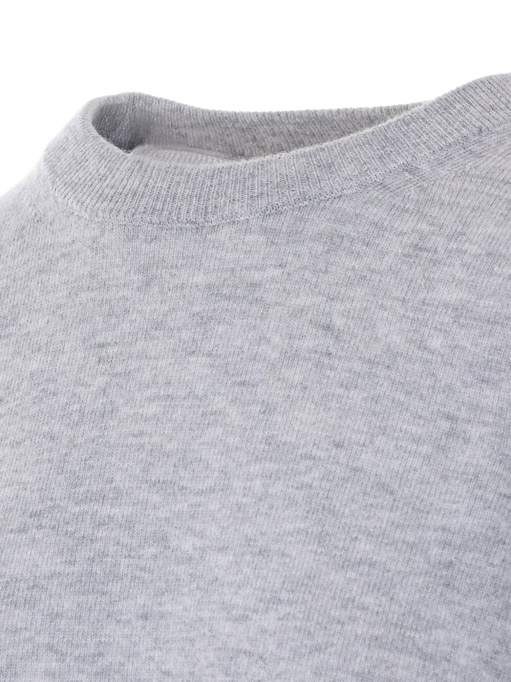 Zadig&Voltaire Cara trui met leren patch Grijs
