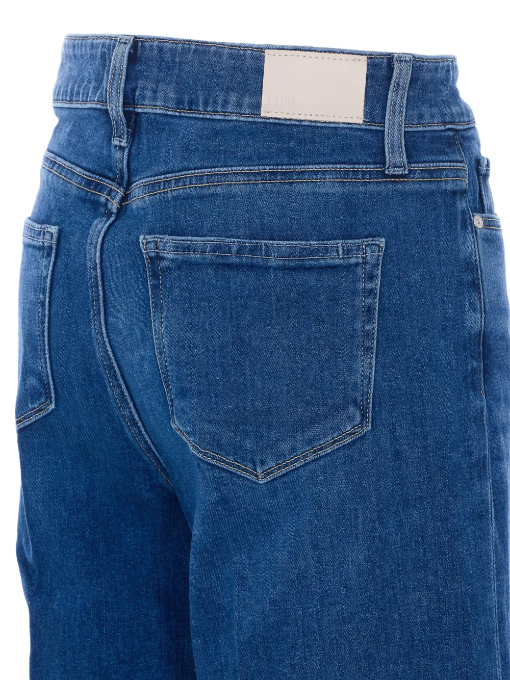 PAIGE Jeans met wijde pijpen Blauw