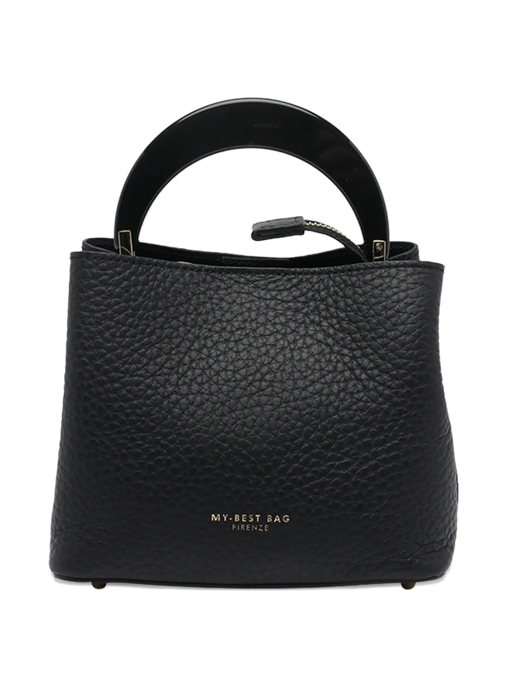 MY BEST BAG grained leather mini bag - Nero