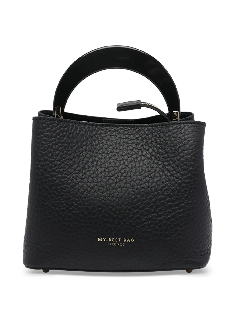 MY BEST BAG grained leather mini bag - Nero