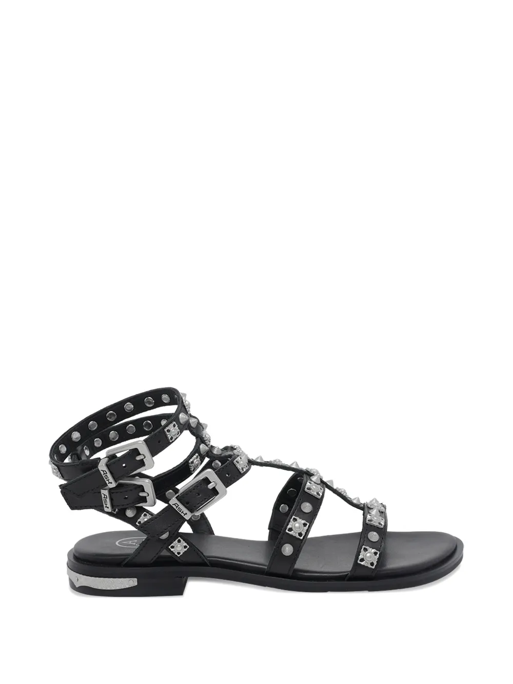 Parkour stud-embellished leather sandals