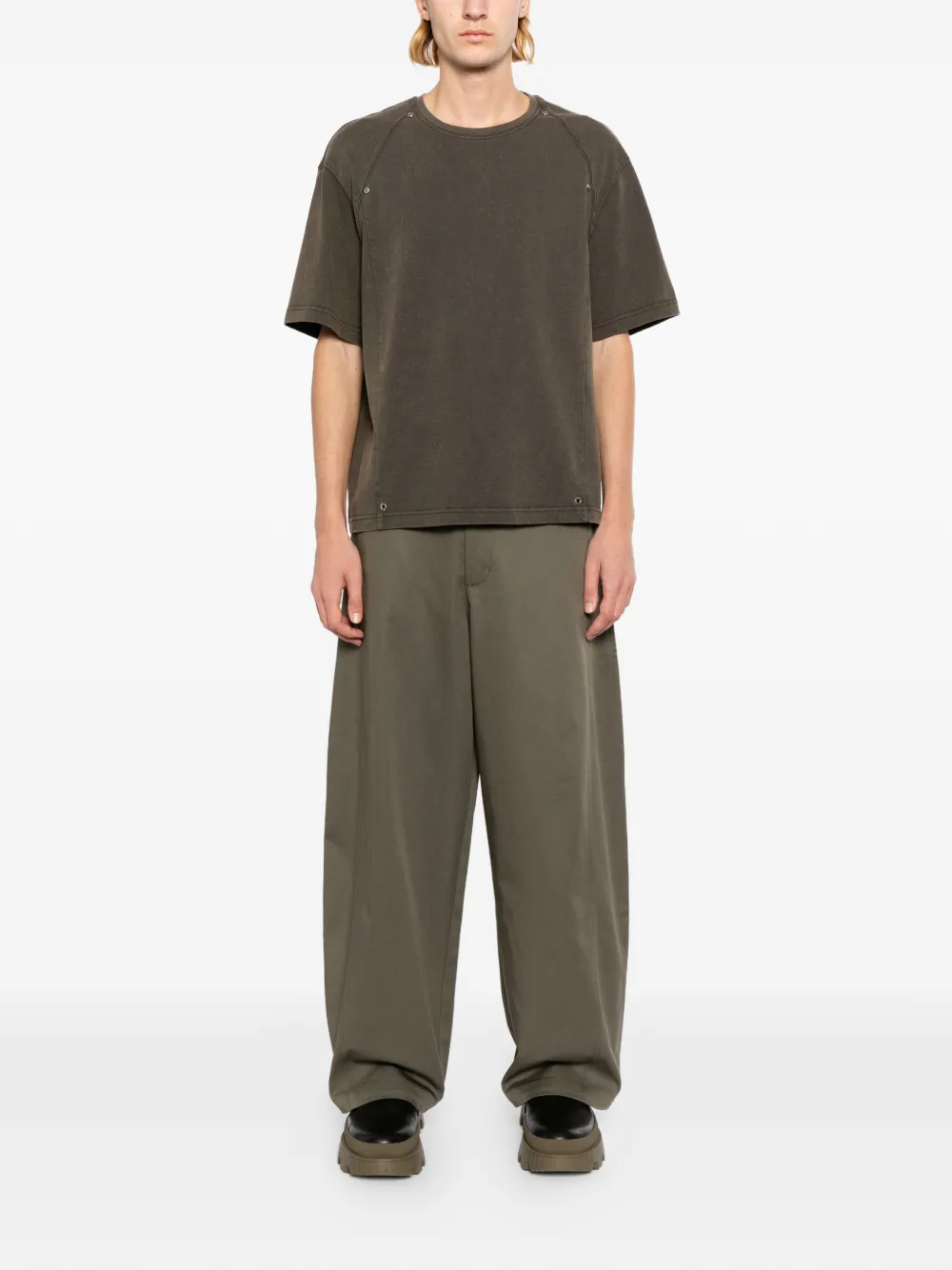 TEAM WANG design Reset T-shirt Groen