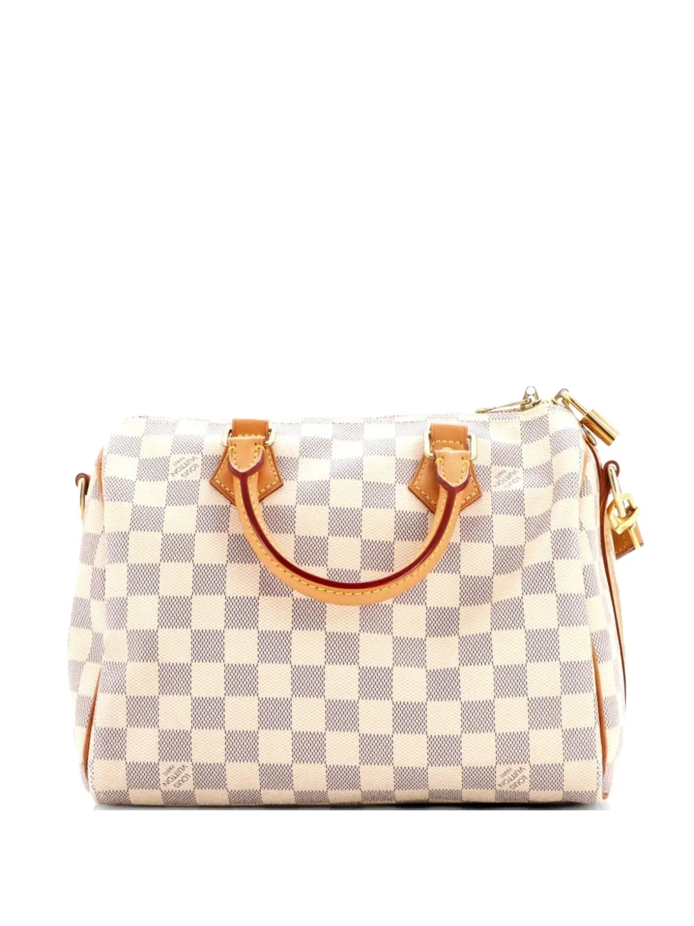 Louis Vuitton Pre-Owned Speedy Bandouliere Bag Damier 25 satchel - Bianco