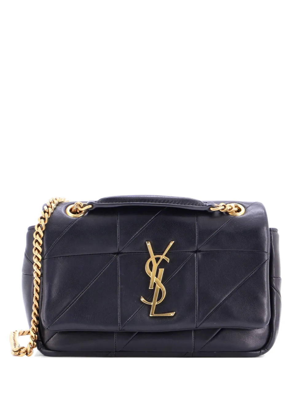 Saint Laurent Pre-Owned Jamie Flap Bag Quilted Leather Small crossbody bag - Nero