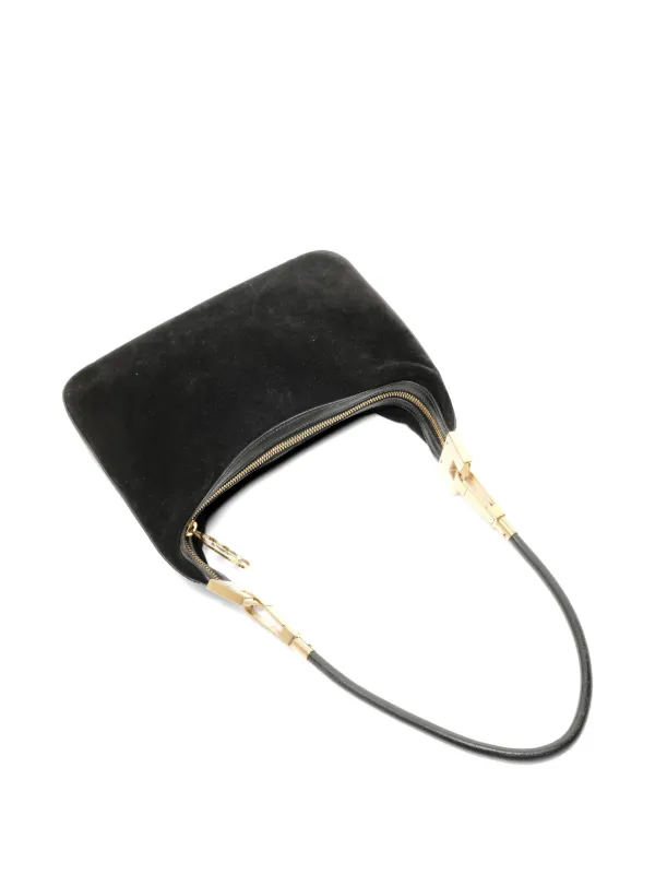 Gucci Pre-Owned 2000-2015 Suede Shoulder Bag | Black | FARFETCH CA